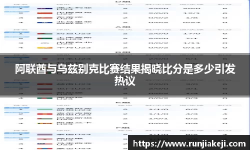阿联酋与乌兹别克比赛结果揭晓比分是多少引发热议